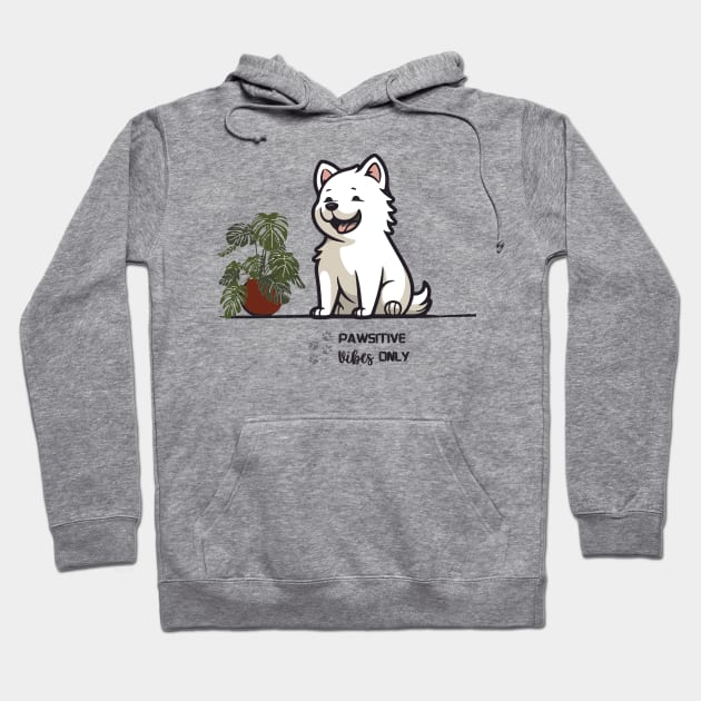 Pawsitive vibes only Hoodie by PATTERN MAZE